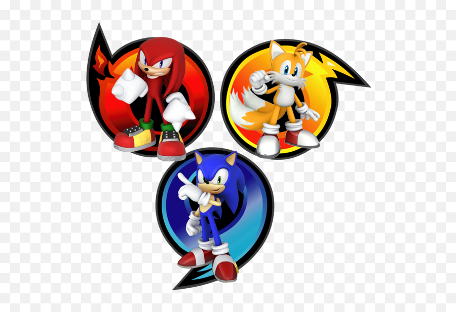 Who Would Win In A Fight Sonic Tails And Knuckles Or - Sonic Heroes Team Sonic Png,Kenshiro Icon