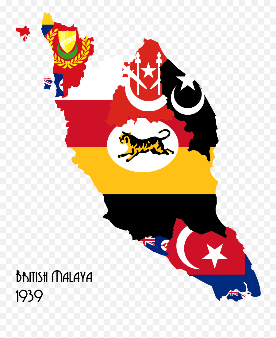 This Free Icons Png Design Of Flag - Map Of British Malaya British ...