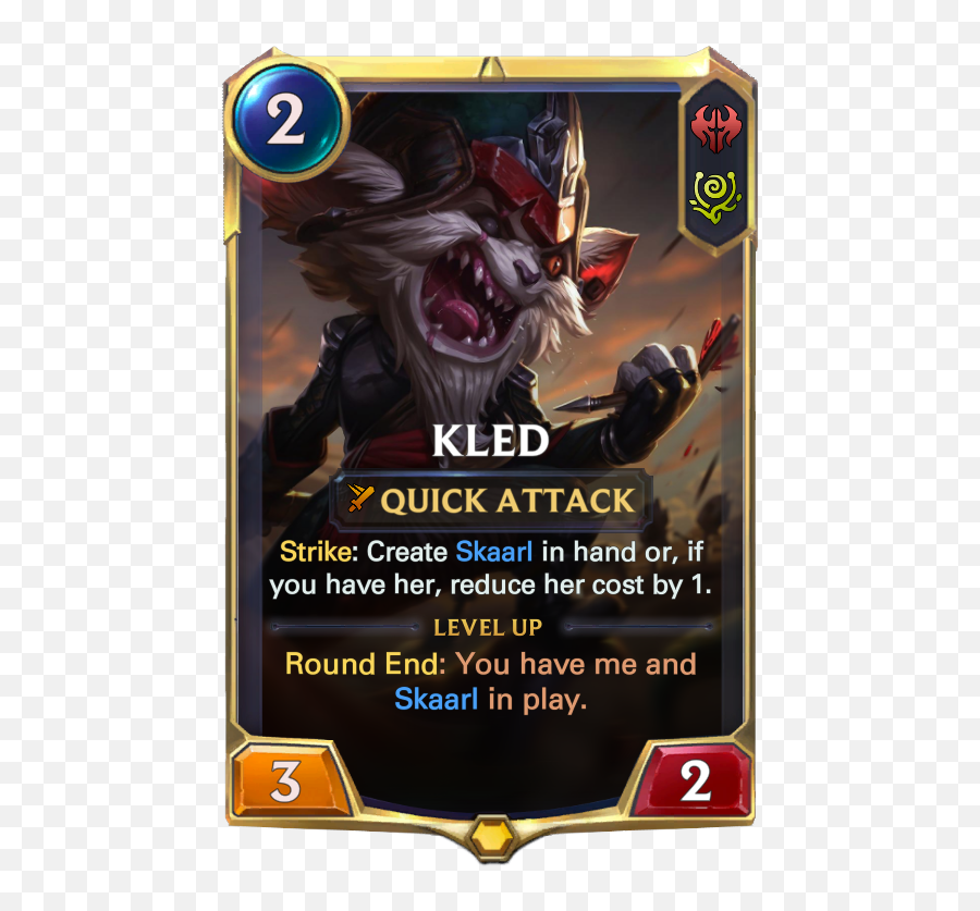 My Concept For Kled As A Champion In Legends Of Runeterra Png Challenger Season 4 Icon League