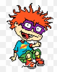 Rugrats - Grid Pixel Art Minecraft Png,Rugrats Png