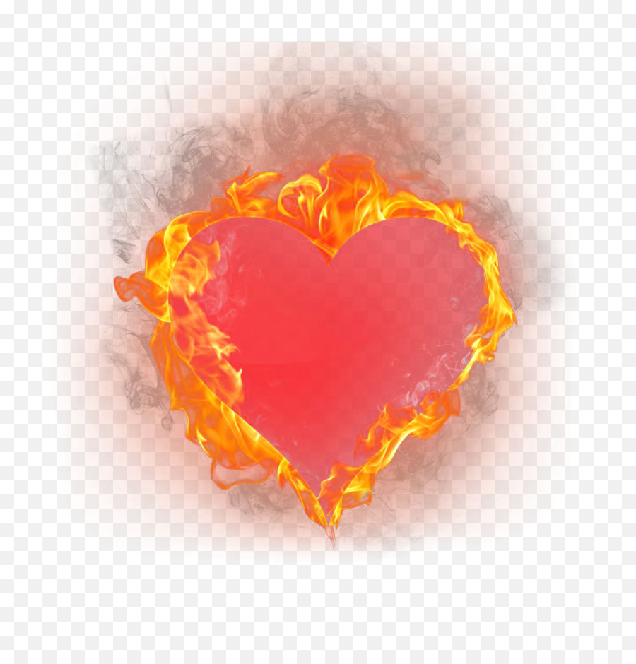 Hd Burning Heart Png Image Free Download - Heart Effect Light Png,Heart Image Png