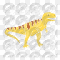 Tyrannosaurus Rex Stencil For Classroom Therapy Use - png