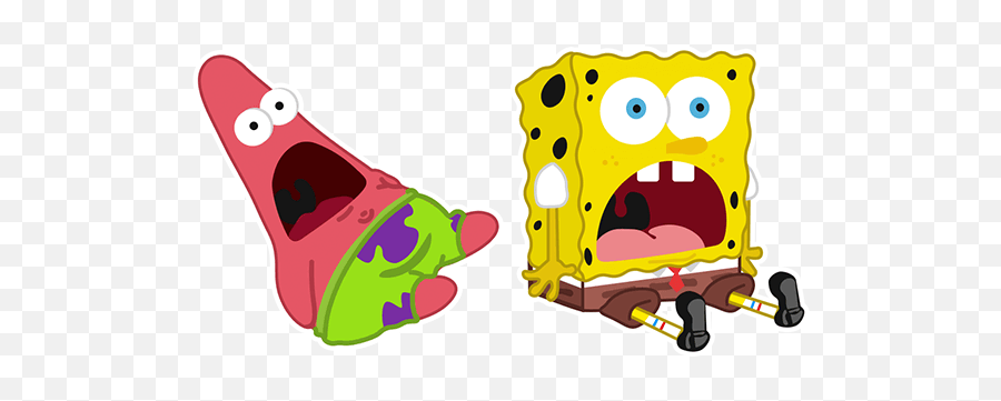 Spongebob Surprised Patrick - Cartoon Png,Mocking Spongebob Png