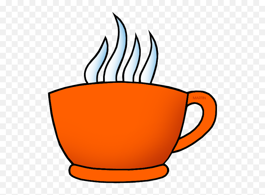 Coffee Clipart Orange - Coffee Mug Art For Kids Png,Coffee Clipart Png