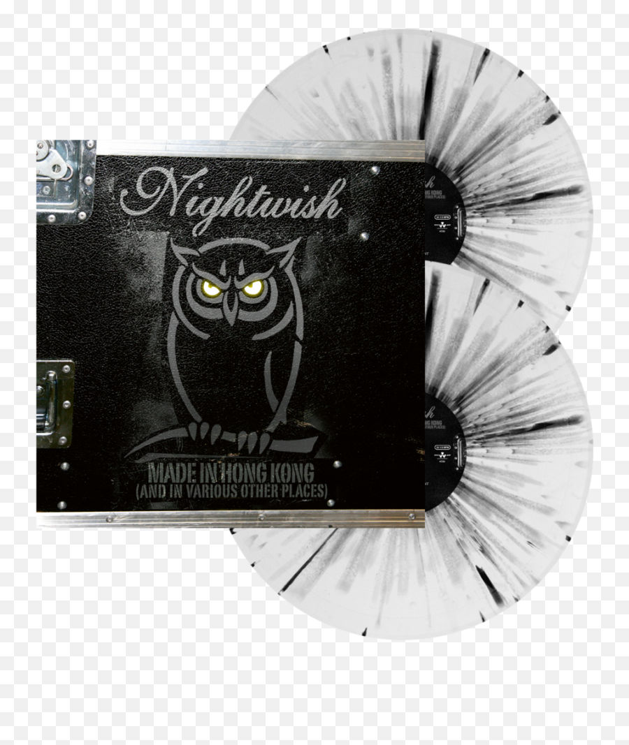 Nightwish Made In Hong Kong White Wblack Splatter - Nightwish Made In Hong Kong And In Various Other Places Png,Black Splatter Png