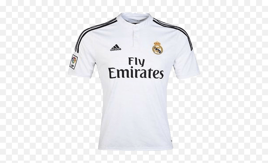 Real Madrid Football Shirt 2014 - Ac Milan 2014 Third Kit Png,White Shirt Transparent Background