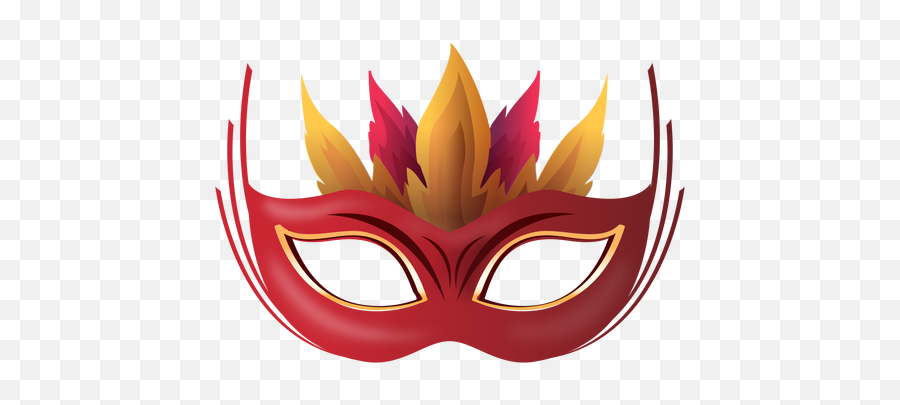 Fire Carnival Mask - Transparent Png U0026 Svg Vector File Mascara Carnaval Png Transparente,Carnival Png
