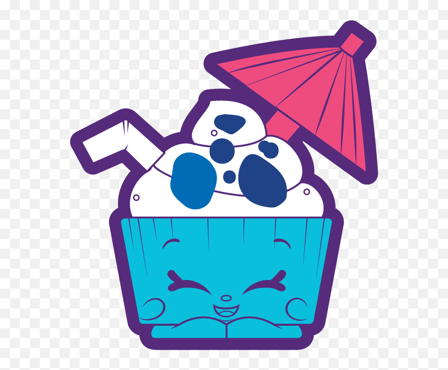 Shopkins Season 9 Holly Brolly Cupcake - Shopkins Holly Clip Art Png,Shopkins Logo Png