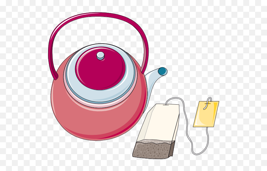 Teapot With Teabag Clip Art - Circle Png,Tea Bag Png