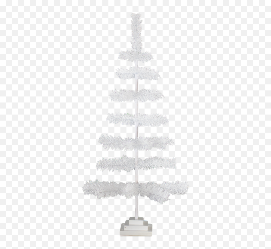 Download 36u0027u0027 White Christmas Feather Tinsel Tree Decorative - Colorado Spruce Png,White Christmas Tree Png