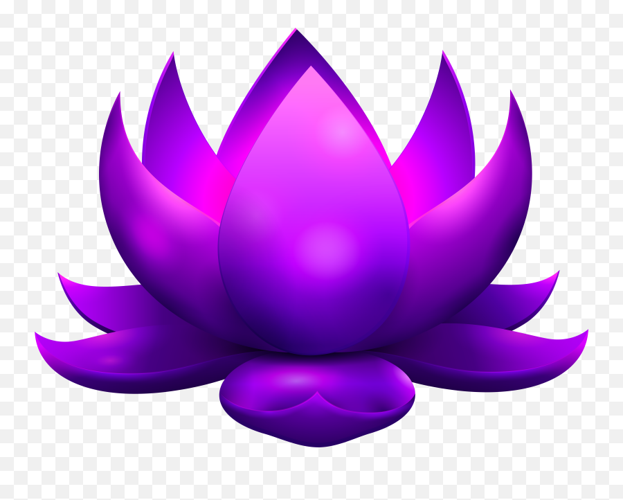 Lotus Flower Clipart - Purple Lotus Flower Png,Lotus Flower Png