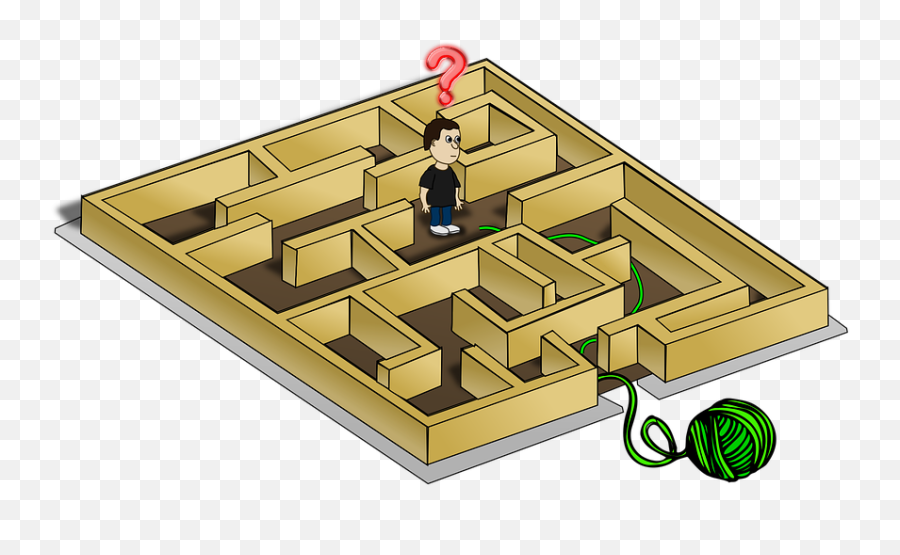 Labyrinth Confusion Confused - Palabras Con Las Silabas La Le Li Png,Confused Png