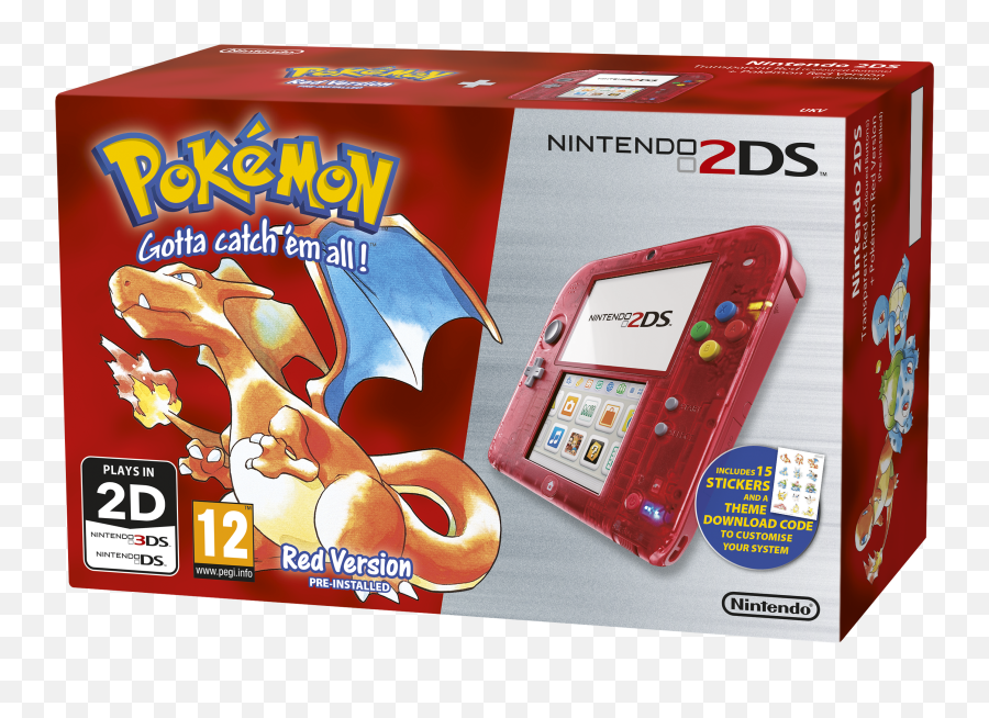Buy Nintendo 2ds Console Special Edition - Pokémon Red Edition Png,Pokemon Red Png