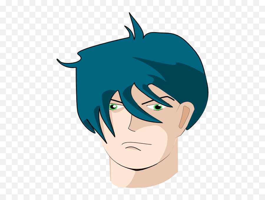 Blue Haired Man Png Clip Arts For Web - Clip Arts Free Png Cartoon People Blue Hair,Blue Png