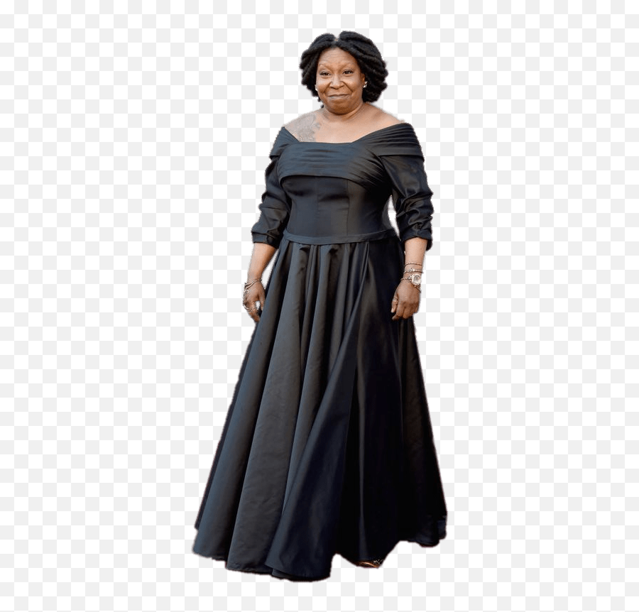 Download Whoopi Goldberg Black Dress - Whoopi Goldberg Hd Whoopi Goldberg Png,Goldberg Png