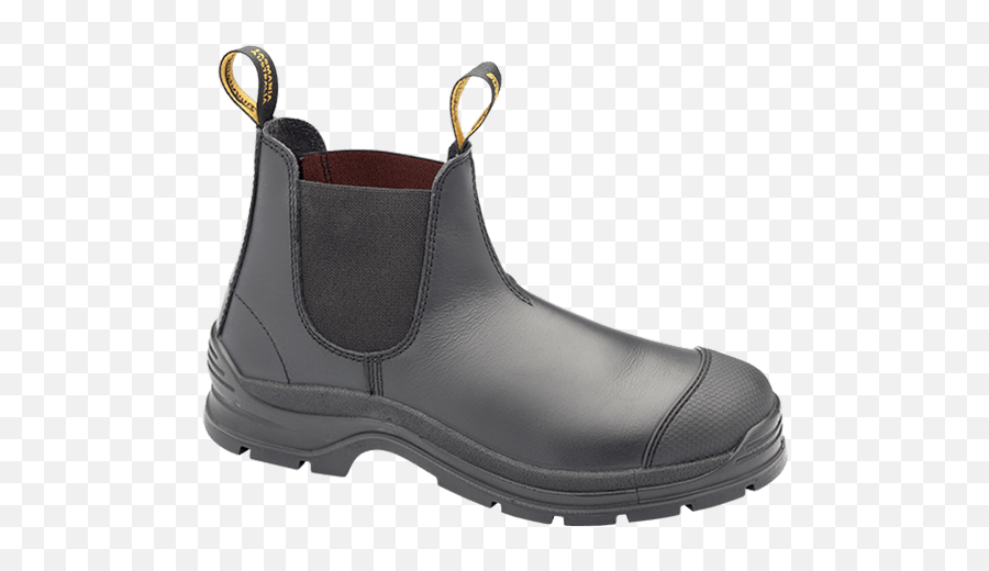 Menu0027s Or Womenu0027s Black Leather Ankle High Steel Toe Cap Work - Boot Png,Boot Png