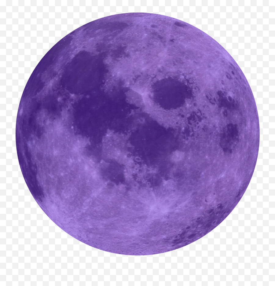 Purple Moon Png Hd - Characteristics Of The Surface Of The Moon,The Moon Png
