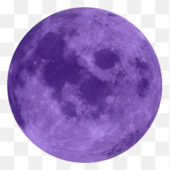 Purple Moon Png Hd - Characteristics Of The Surface