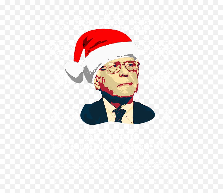 Bernie Sanders Christmas Long - Bernie Christmas Png,Bernie Sanders Transparent Background