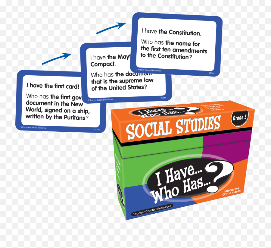 I Have Who Has Social Studies Game - Paper Png,Social Studies Png