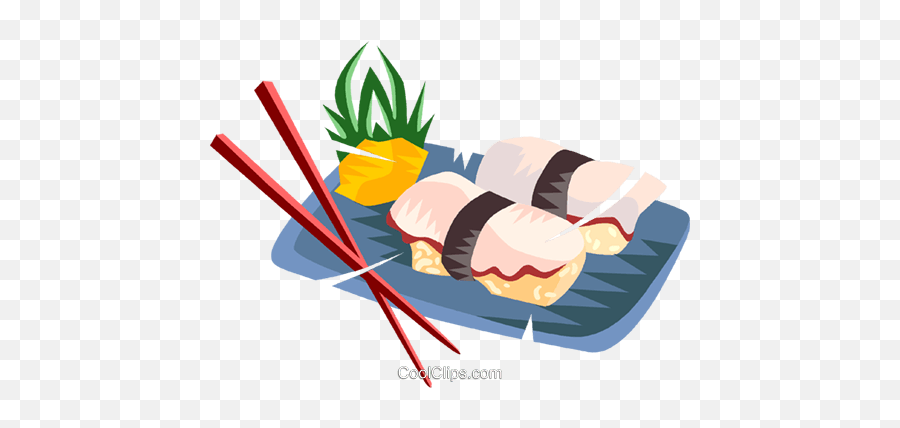 Sushi Royalty Free Vector Clip Art - Vetor Sushi Png,Sushi Clipart Png
