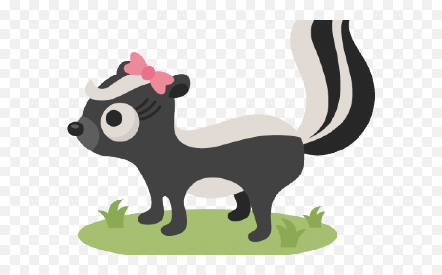 Skunk Clipart Cartoon Female - Clip Art Png,Skunk Transparent