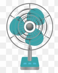 Household Electric Floor Fan Clipart Free Download - Fan Clipart Png,Electric Png
