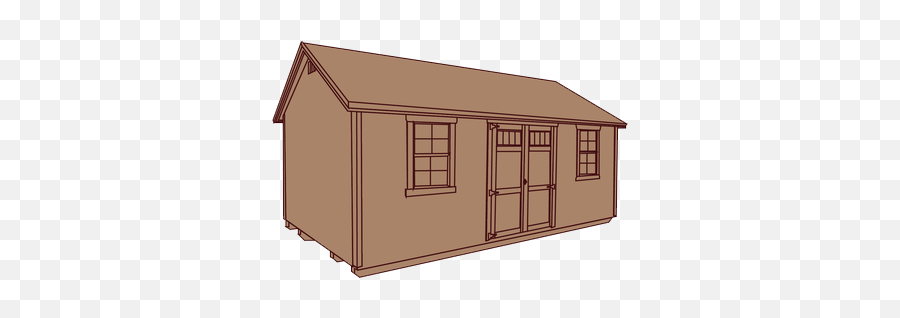 Sheds One Small Garden - Horizontal Png,Shed Png
