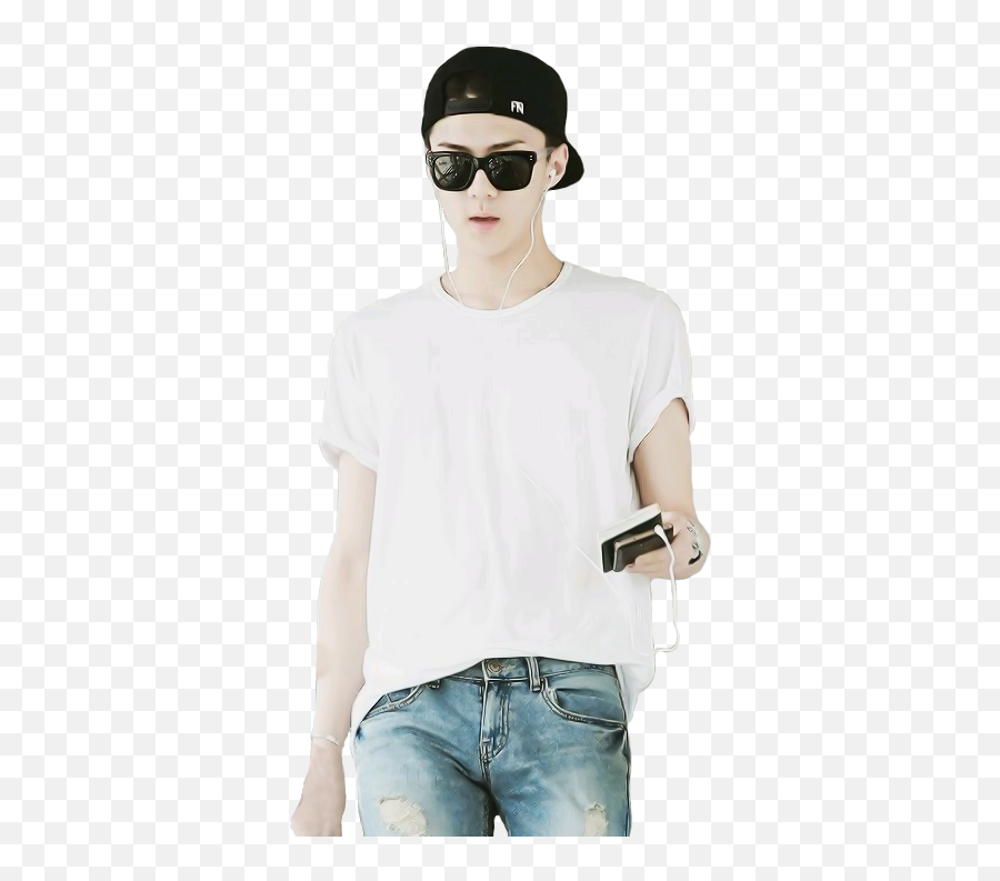 Download Sehun T - Shirt Sunglasses Kpop Exo Free Download Sehun Png,Pixel Sunglasses Png