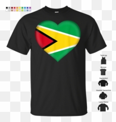 Super Guyanese Heritage Shirt Guyana Png Flag