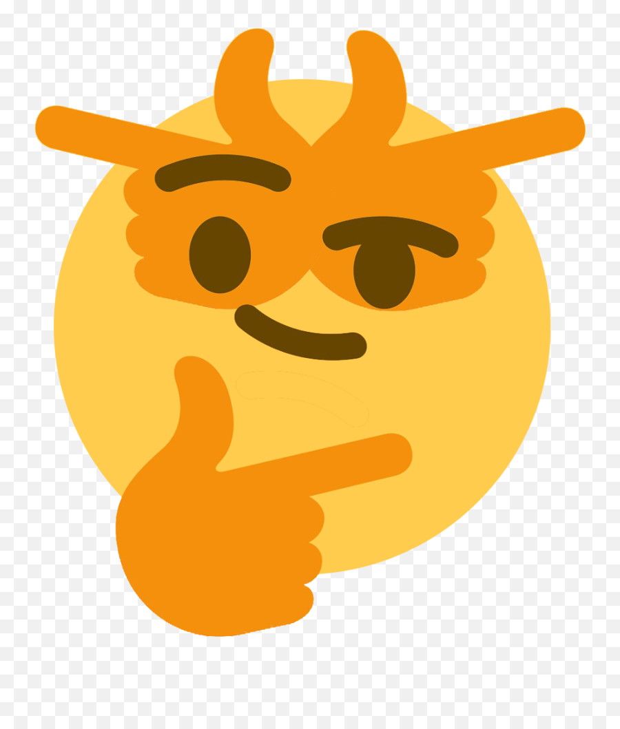 Thinking Emojis - Thinking Man Emoji Clipart Full Size Discord Thinking Emoji Png,Thinking Face Emoji Png
