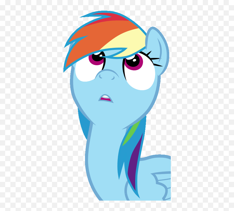 Rainbow Dash Applejack Scootaloo Eyewear Face Hair - Dog Gif Look Up Animated Gif Png,Transparent Dog Gif