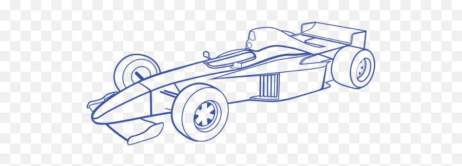 Car Outline - Formula Car Drawing Png Download Original Draw Formula 1 Car,Car Outline Png