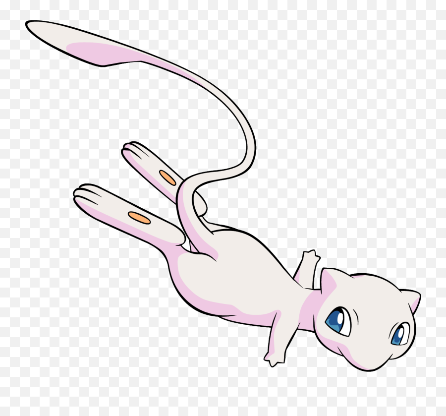 Pokemon Clipart Flying Pink - Transparent Mew Png,Mew Transparent