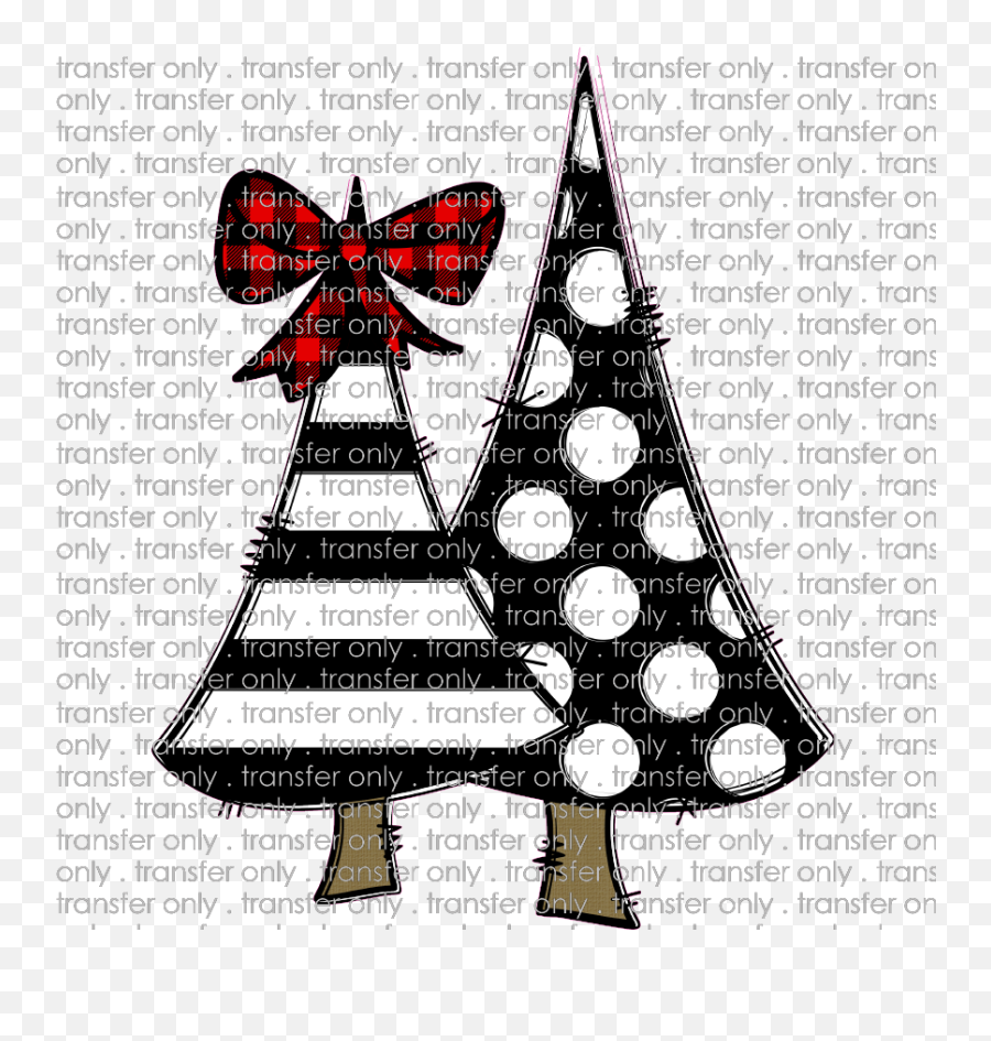 Chr 376 Christmas Trees Black Stripe Red Buffalo Plaid - For Holiday Png,Black Stripe Png