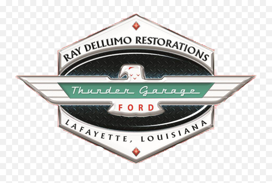1957 Ford Thunderbird Colonial White Rays Thunder Garage - Emblem Png,Rays Wheels Logo