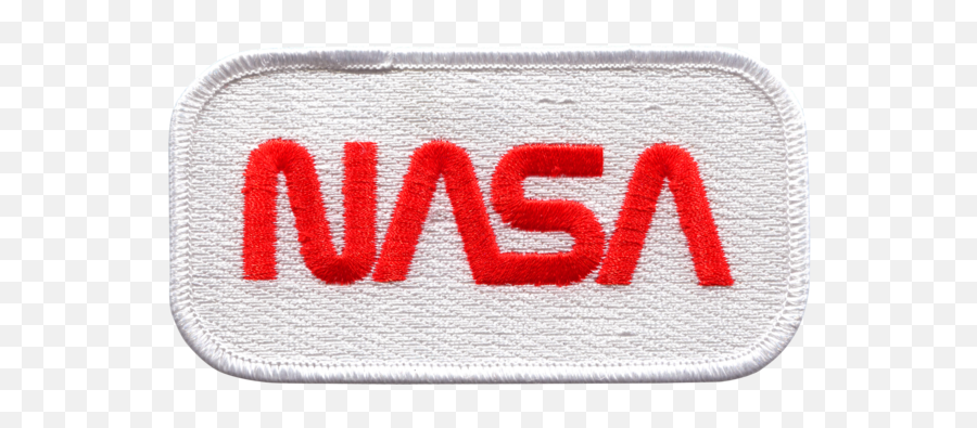 Nasa Worm Embroidered - Nasa Worm Patch Png,Red Rectangle Logo