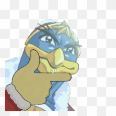 Dedede Think Thinking Face Emoji Know Your Meme - King Dedede Kirby Right Back At Ya Png,Kirby Face Png