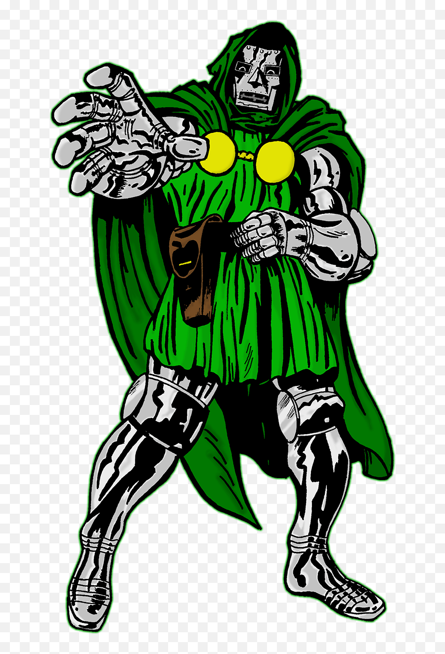 Top Ten Doctor Doom Covers - Dr Doom Jack Kirby Png,Doctor Doom Png