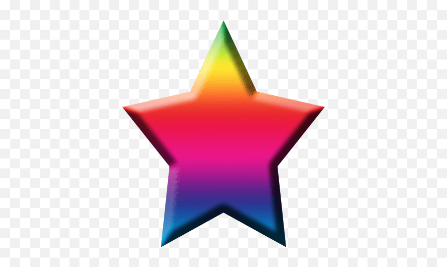 Rainbow Star Transparent Background - Rainbow Star Png,Star Transparent Background
