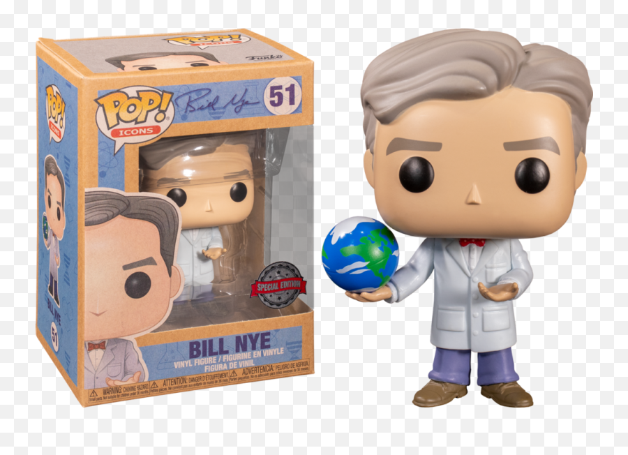 Funko Bill Nye The Science Guy - Bill Guy The Science Nye Tape Png,Bill Nye Transparent