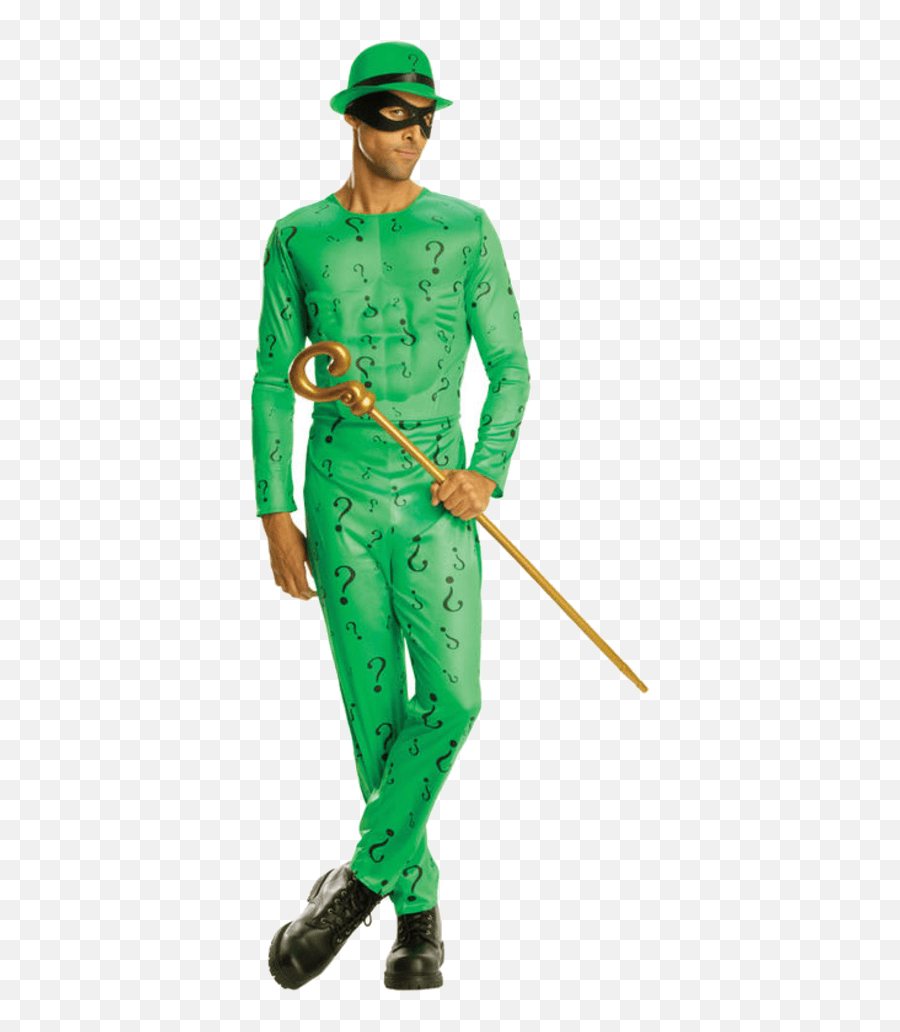 Riddler Villain Costume - Riddler Fancy Dress Png,Riddler Png