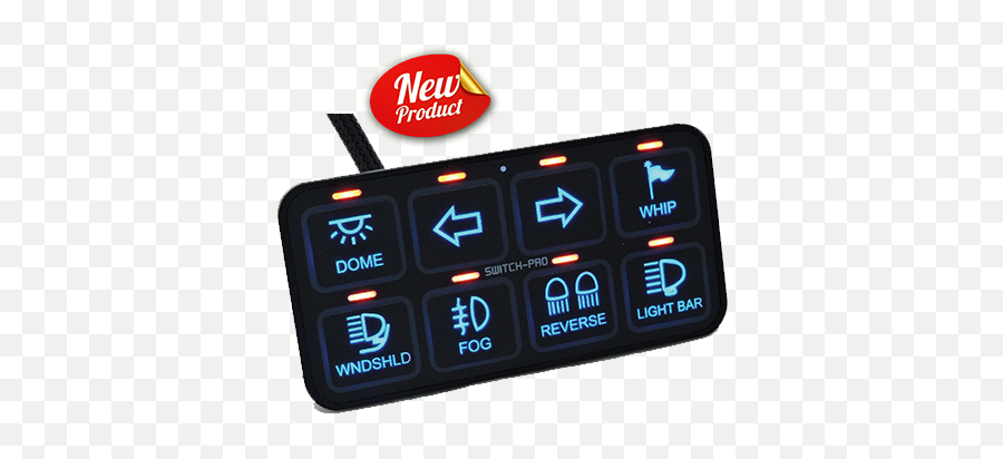 Sp 9100 Rgb Switch Panel Power - Off Road Custom Switch Panel Png,Icon 9100