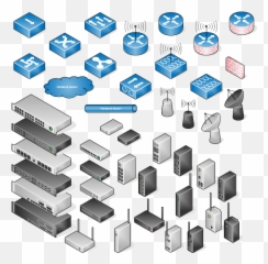 Vrt Network Equipment Systems - Visio Stencils png