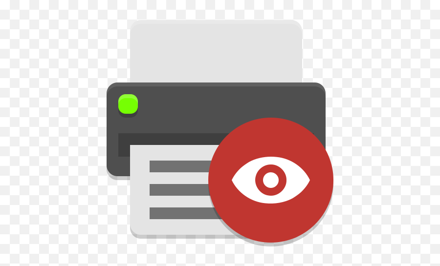 Document Print Preview Icon - Print Preview Icons Png,Print Document Icon