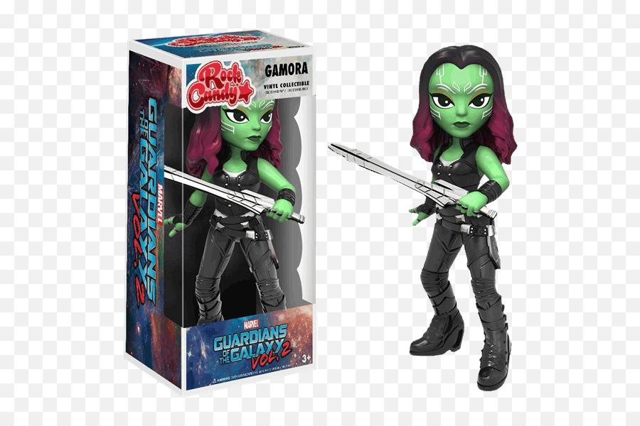 Marvel - Guardians Of The Galaxy Vol 2 Gamora Rock Candy 5u201d Vinyl Figure Guardians Of The Galaxy 2 Gamora Png,Gamora Png