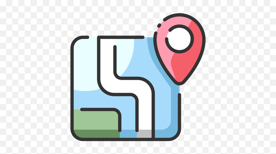 Free Map Colored Outline Icon - Available In Svg Png Eps Language,Map Icon Free