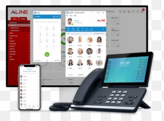Voip Phone System Softphone Business Service - Yealink T58 png