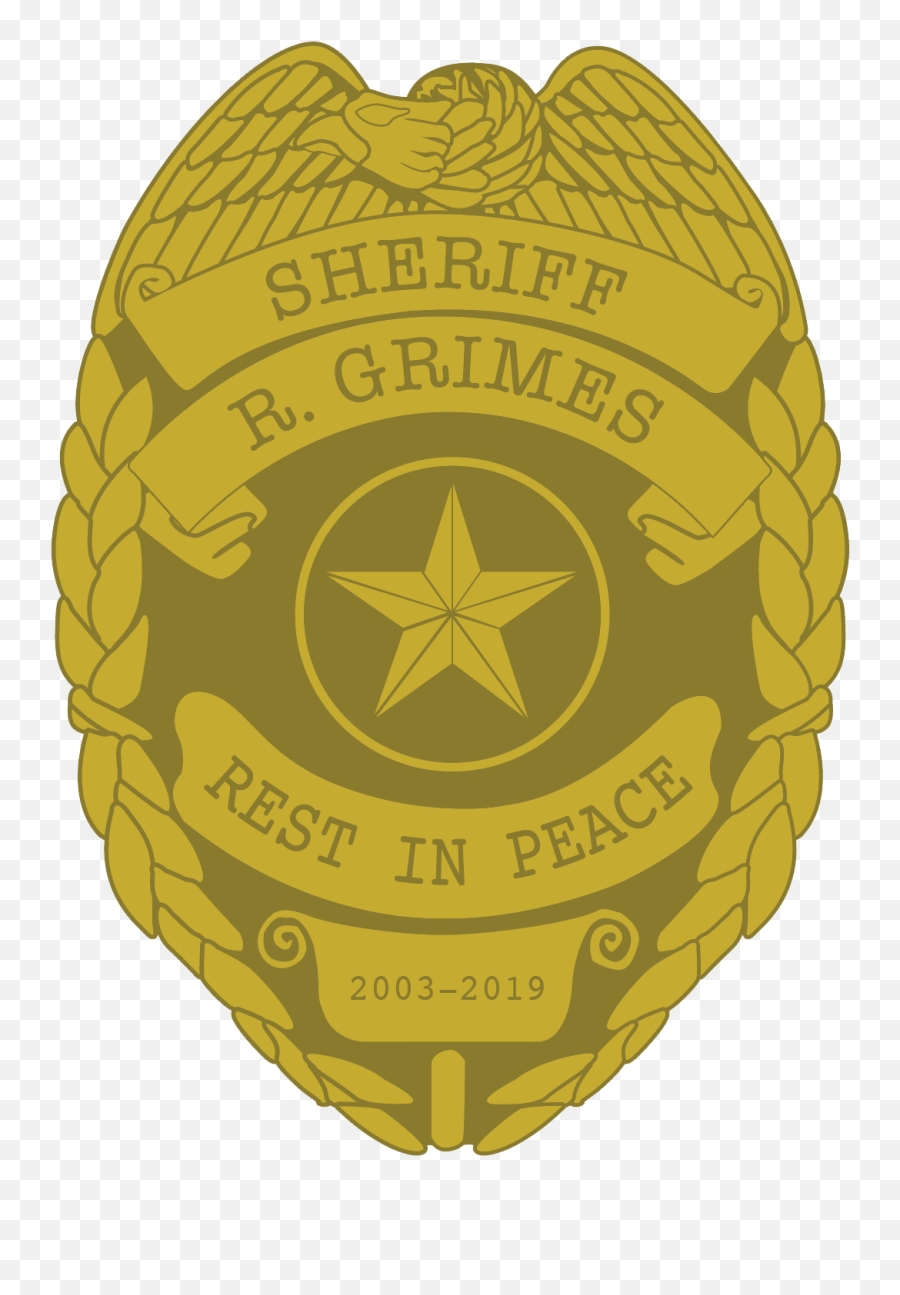 The Walking Dead - Ricku0027s Sheriff Badge Pin Rick Grimes Png,Sheriff Icon