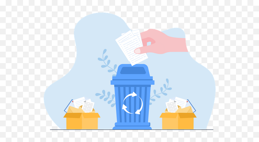 Paper Waste Icon - Download In Line Style Language Png,Icon Of Hand Over Trash Can On Food